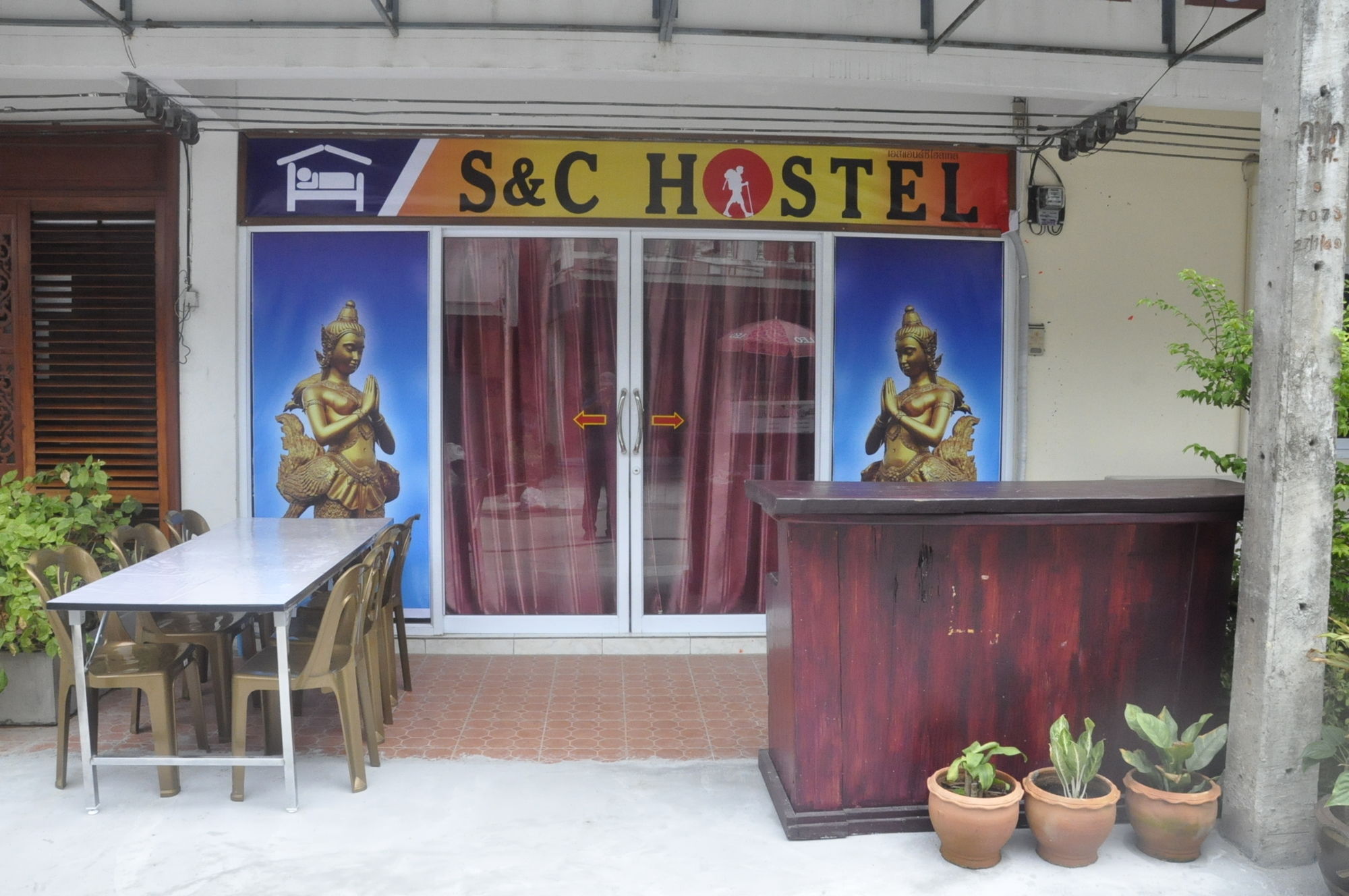 S & C Hostel Haad Rin Exterior photo